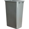 Hardware Resources Grey 50 Quart Plastic Waste Container CAN-50GRY